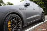PAKTECHZ Carbon Fiber Side Skirts Splitters for Maserati Levante